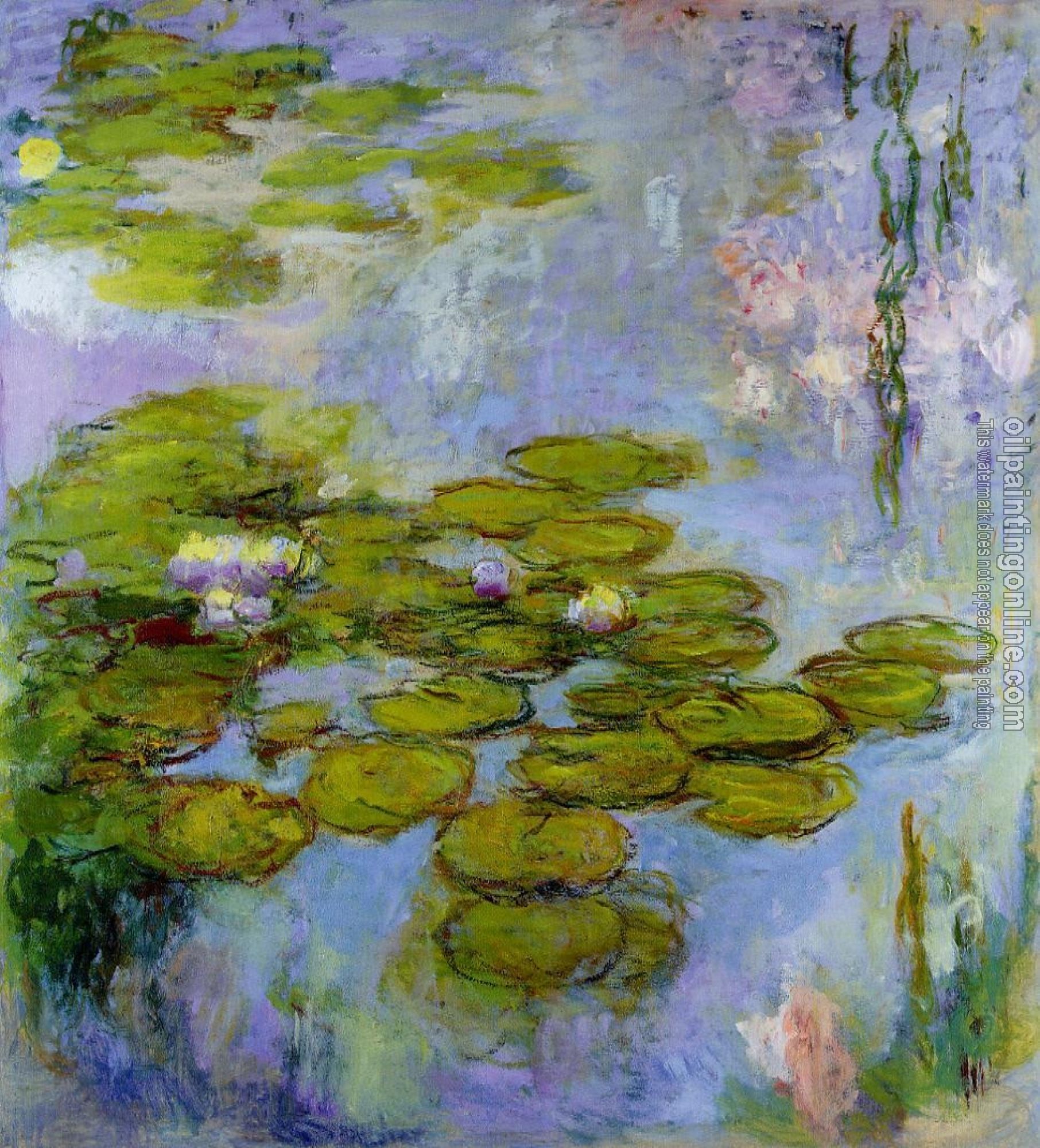 Monet, Claude Oscar - Water Lilies